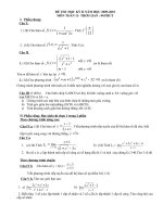 Đề thi HKII-Toán 11