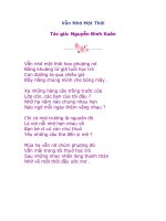 Vẫn Nhớ Một Thời