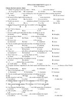 Đề thi học kỳ 2-english 10