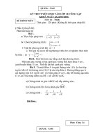 Đề thi lớp 10 Quảng Nam 2005