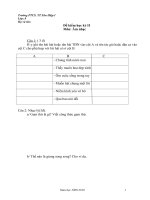 Đề thi Âm nhạc kỳ II từ lớp 8