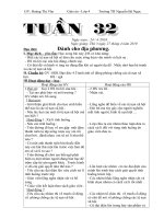 Giáo án lớp 4 CKTKN tuần 32