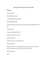 Giải quyết đơn thư tố cáo của tổ chức, công dân pptx