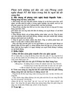 Phpng cách nghệ thuật Nguyễn Tuân trong NLDSĐ