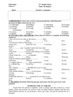 De kiem tra HK2 Anh 9