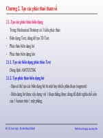 Chương 2. Tạo các phác thảo tham số ppt