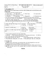 KIEM TRA HKII  CN6 DAP AN .BIEU DIEM