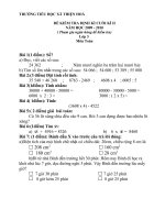Đê KTCN lop 3 Chuan KTKN cuối năm