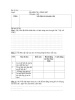 ĐỀ KT TIẾNG VIỆT 8- TUẦN 35- TIẾT 130