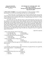 de thi khoi 6-HKI-0910