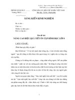 Nâng cao hiệu quả tiết ôn tập Hình học lớp 8