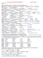 Cac test luyen thi Tn. On tap tuvung Unit5.6.