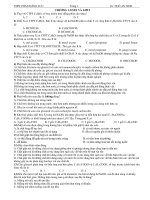 CAU HOI ON THI HOC KY I HOA 12