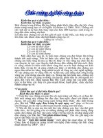 Bài chúc mừng ĐH công đoàn