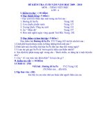 Đề thi học kì 2 hay đúng chuẩn lớp 4 đủ các môn