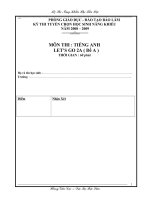 De Thi Let''''s go 2A