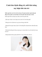 Cảnh báo bệnh đãng trí, mất khả năng suy luận khi còn trẻ pps