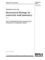 Part 2: Method for determination of resistance to loading in shear ppt