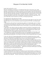 Tổng quan về Các Khoa Học Trái Đất