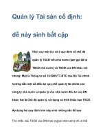 Quản lý Tài sản cố định: dễ nảy sinh bất cập potx