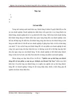 Nghiên cứu sự hài lòng của khách hàng đối với xe Airblade của công ty Honda Việt Nam