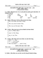 Bộ đề thi tiếng anh L2-5 ( CKI, CN)