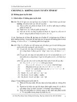 Chương 1: Không gian tuyến tính R ppsx