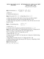 de khao sat vong thi vao lop 10