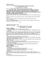 Đề thi ngữ văn 8 kì II Cẩm phả - Quảng Ninh - Đề chính thức - Có đáp án biểu điểm )