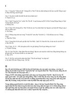 Đáp án cuộc thi tìm hiểu 