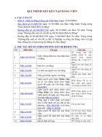 QUI TRÌNH XÉT KẾT NẠP ĐẢNG VIÊN doc