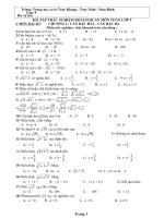 BAI TAP TRAC NGHIEM CHON LOC ON VAO LOP 10