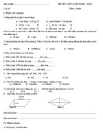 6 đề ôn cuối năm toán 4 - Dung