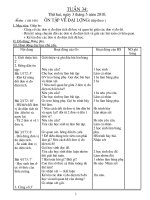GIÁO ÁN TUẦN 34-4 CỘT.CKT