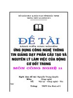 Nguyên lý làm việc của động cơ