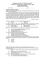 Đề Thi Ngư Văn 7 Kỳ II