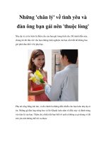 Những ''''chân lý'''' về tình yêu và đàn ông bạn gái nên ''''thuộc lòng'''' pps