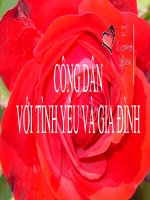 BÀI 12: CÔNG DÂN VỚI TÌNH YÊU VÀ GIA ĐÌNH pdf