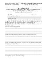 Mẫu bản kiểm điểm đánh giá sơ kết học tập làm theo tấm gương đạo đức Hồ Chí Minh