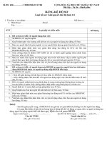 Biểu mẫu Giải quyết chế độ hưu trí pptx