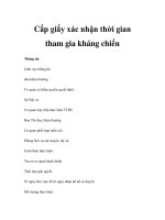 Cấp giấy xác nhận thời gian tham gia kháng chiến docx