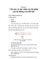Phân tích cơ sở lý thuyết và mô phỏng quy trình tháo lắp hệ thống trao đổi khí, hệ thống bôi trơn, hệ thống làm mát động cơ diesel, chương 6 ppsx