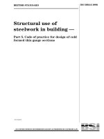 Part 5. Code of practice for design of cold formed thin gauge sections pdf