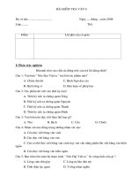 ĐỀ THI VĂN LỚP 8 HK II