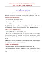 MỘT SỐ VẤN ĐỀ ĐỔI MỚI PHƯƠNG PHÁP DẠY HỌ2