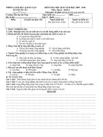 ĐỀ THI ĐỊA LÍ 9 -HKII