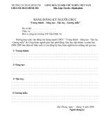 bảng đăng ký thi đua đầu năm