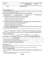 ĐỀ THI GDCD 6 HỌC KỲ 2