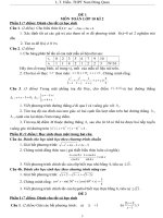 đề ôn toán 10 cuối năm