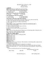 đề thi cuoi học kì II các môn